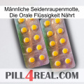Männliche Seidenraupenmotte, Die Orale Flüssigkeit Nährt new10